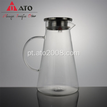 Vidro de água fria garrafa de água doméstica panela